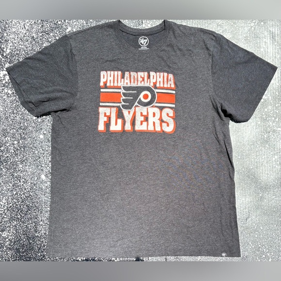 Philadelphia Flyers NHL T-Shirt by 47 Brand Size XXL EUC - Picture 1 of 2